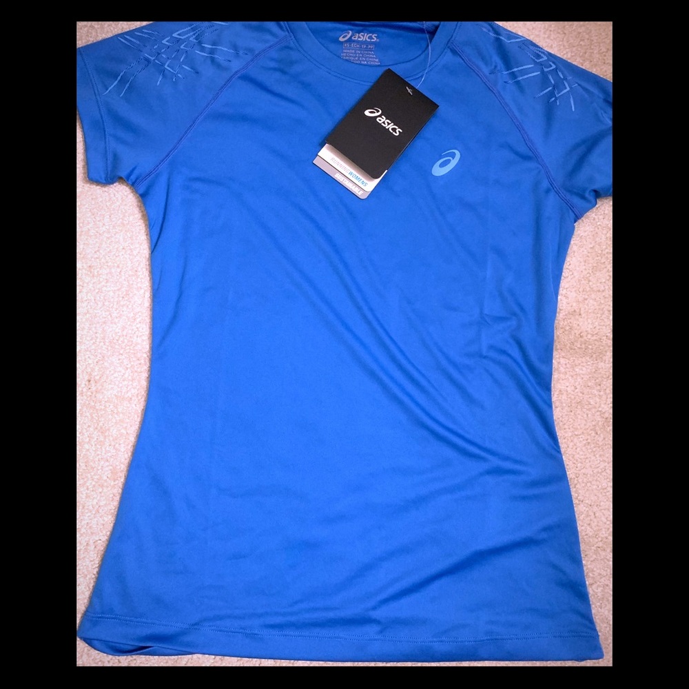 NEW Women’s Blue ASICS Running Shirt XS